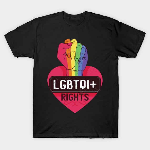 LGBTQI Rights T-Shirt by madeinchorley